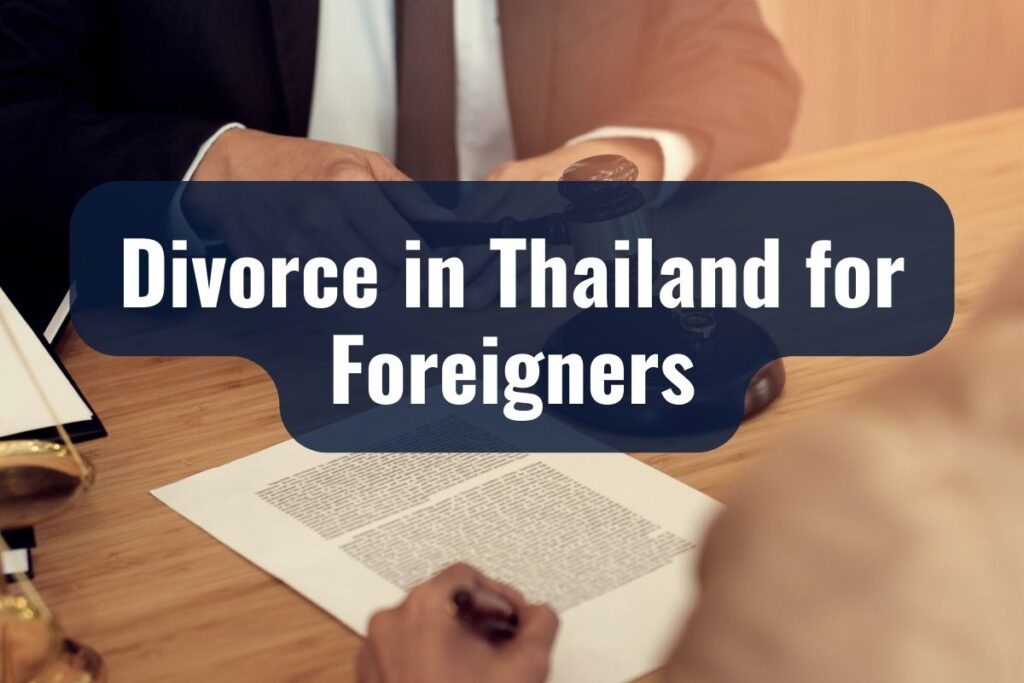 divorce in thailand