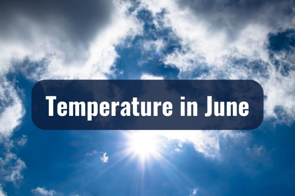 Temperature in June